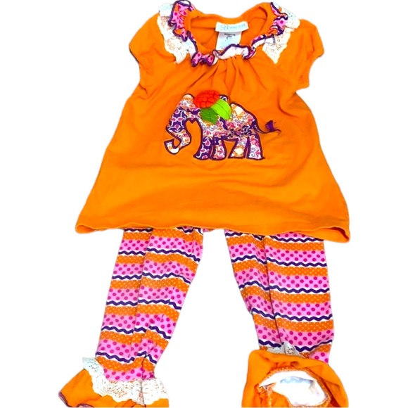 Sz3T Bonnie Jean Ruffle Matching Set - Picture 2 of 5